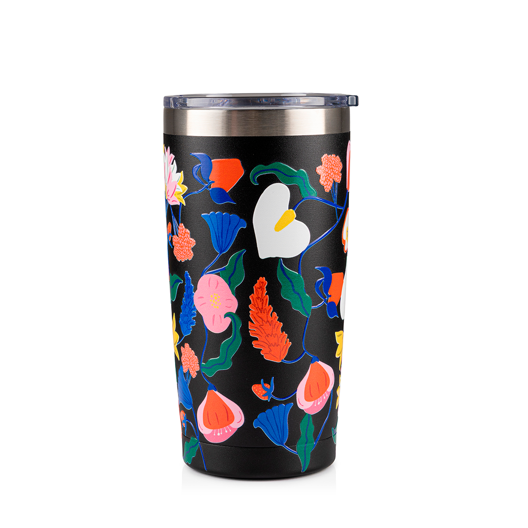 Copo Térmico Kouda Don - 500ml - Doce Florada - Preto - Cicero