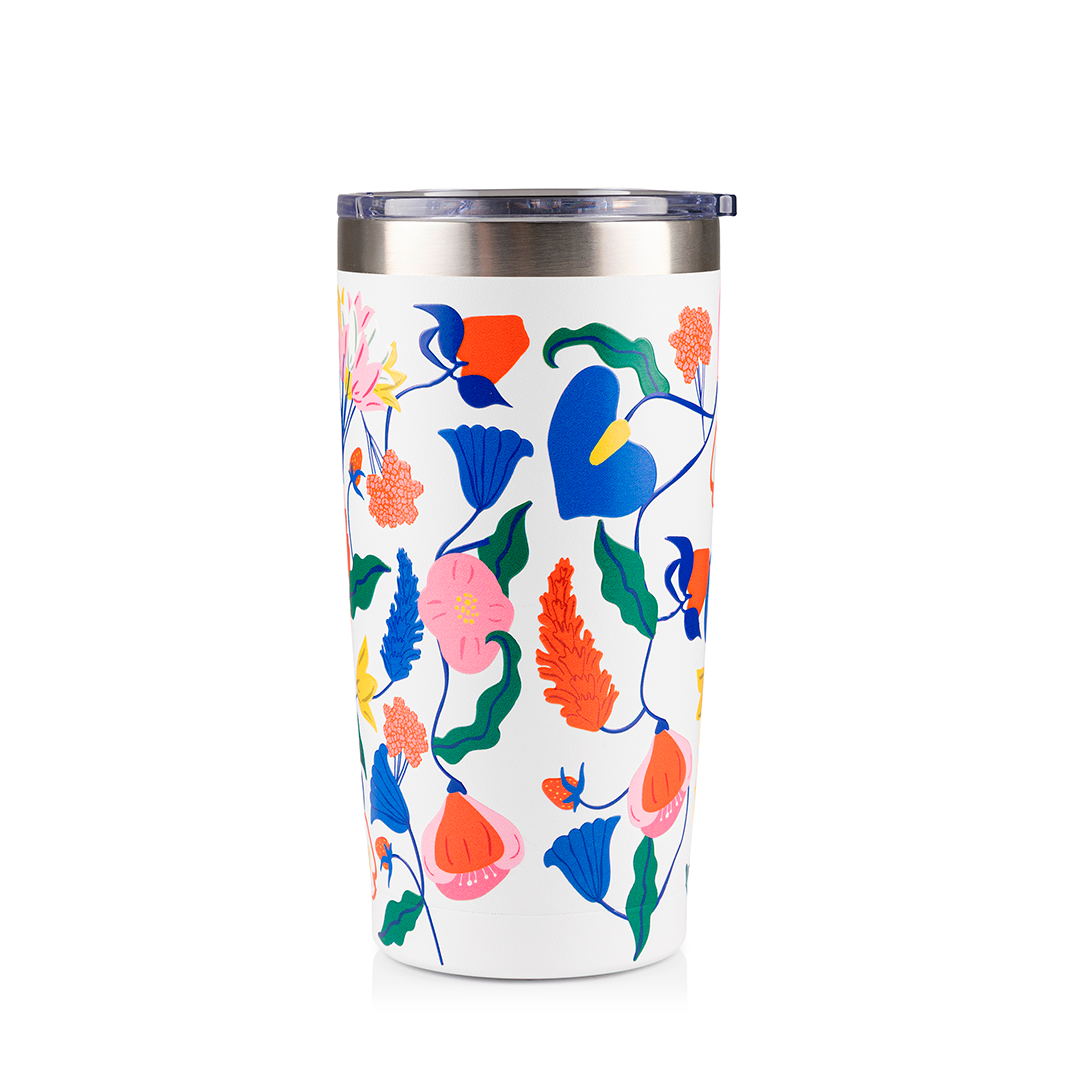 Copo Térmico Kouda Don - 500ml - Doce Florada - Branco - Cicero