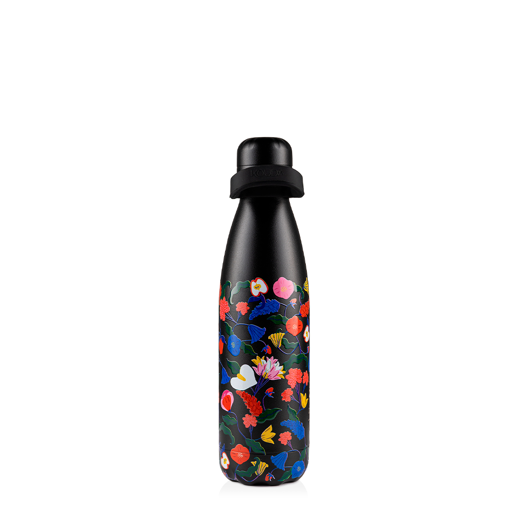 Garrafa Térmica Kouda Grey - 500ml - Doce Florada - Preto - Cicero