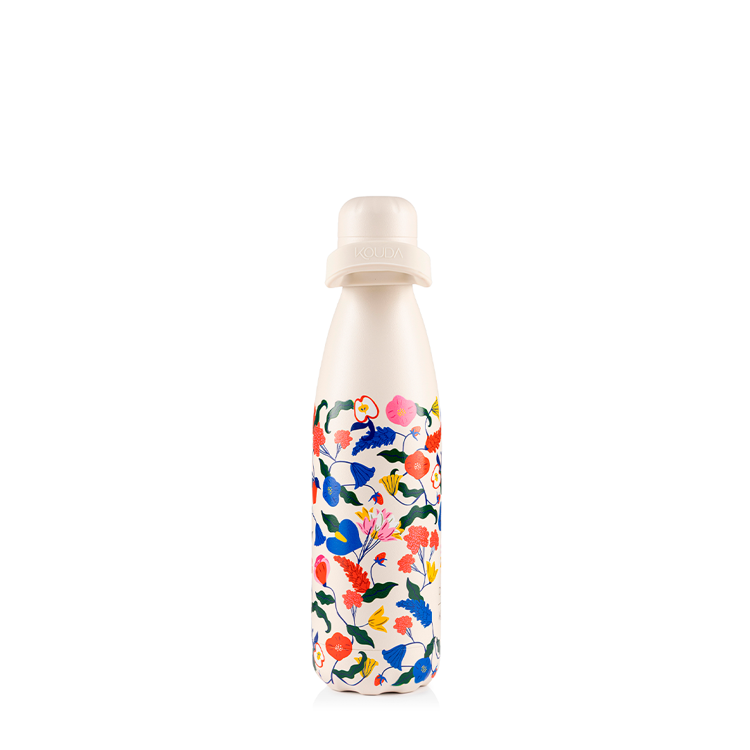 Garrafa Térmica Kouda Grey - 500ml - Doce Florada - Off White - Cicero