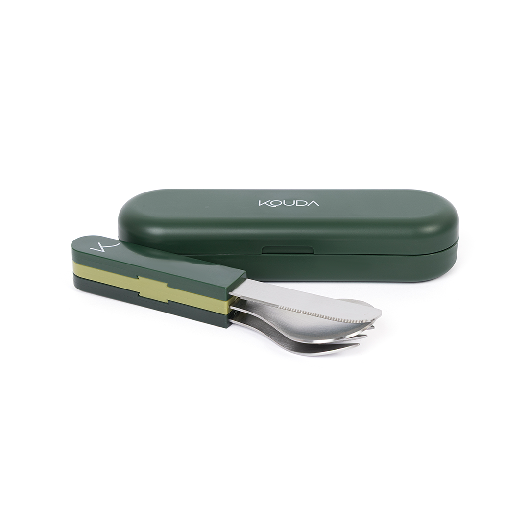 Conjunto de Talheres Bento Trio - Verde