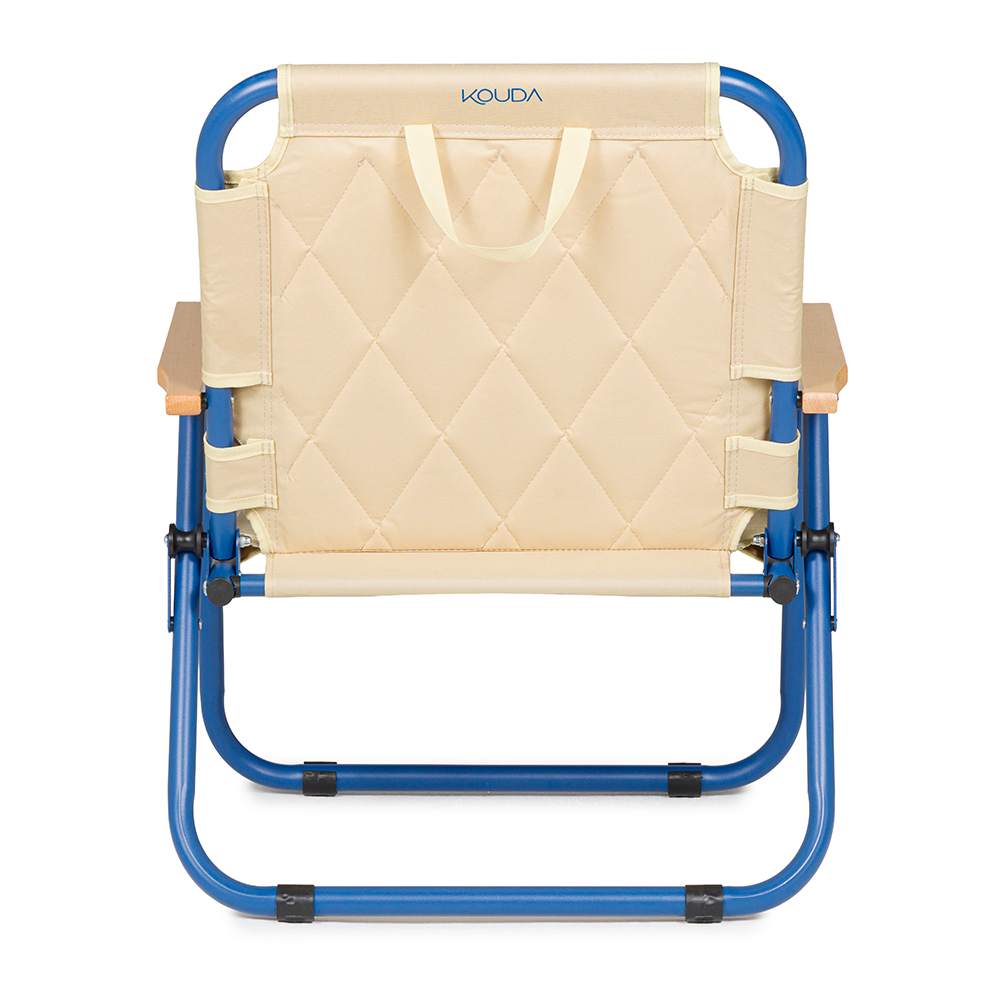Cadeira de Camping Kouda Osla - Off White E Azul