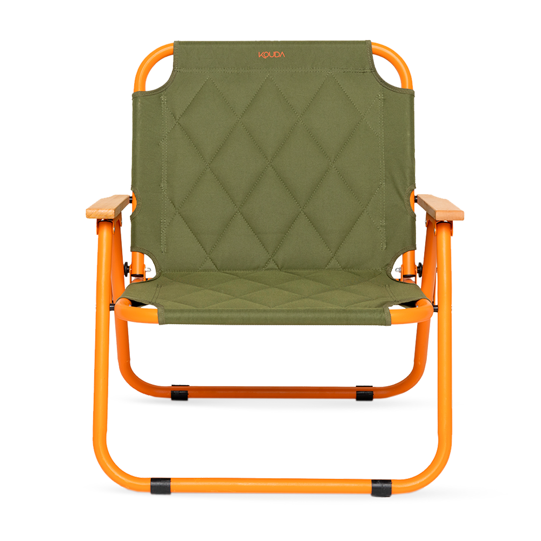 kou　804045 Cadeira de Camping Kouda Osla - Verde E Laranja