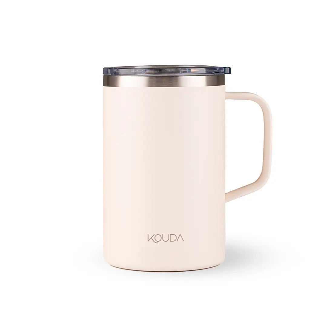 H&O × Geek Field Nitriding OD Cover 500 Caneca Térmica Kouda Helga - 500ml - Off White
