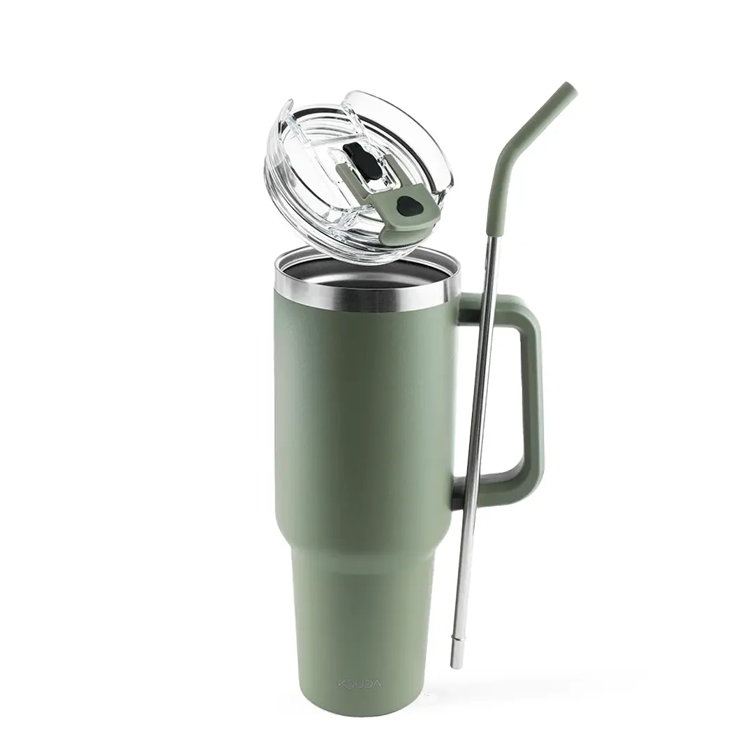 Caneca Térmica Kouda Vik - 1200ml - Verde Salvia