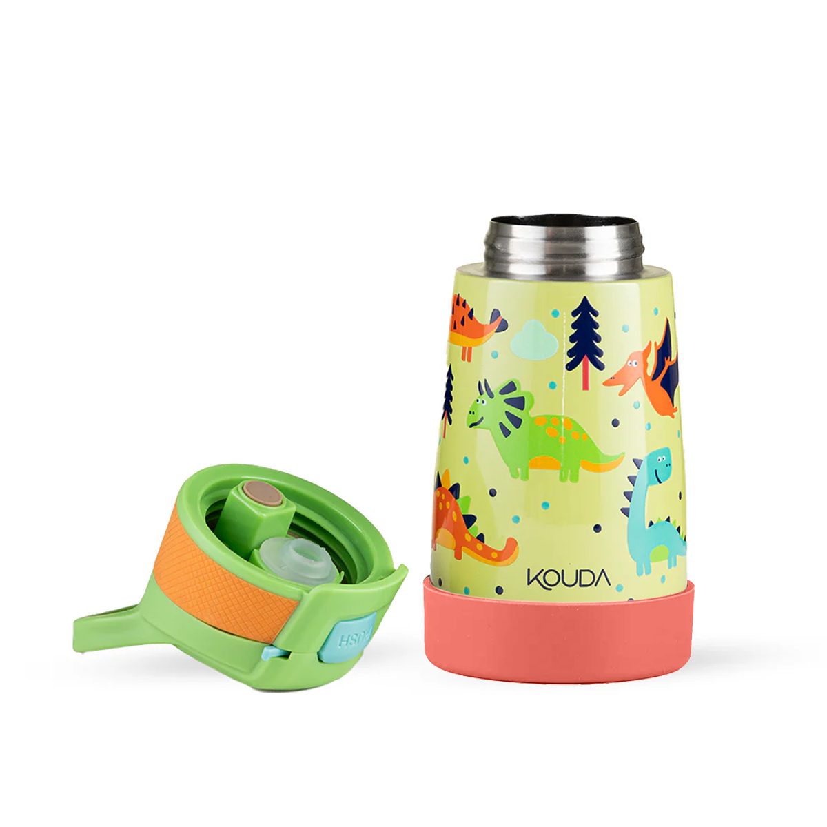 Garrafa Térmica Kouda Oka Kids – 350ml - Dinossauros