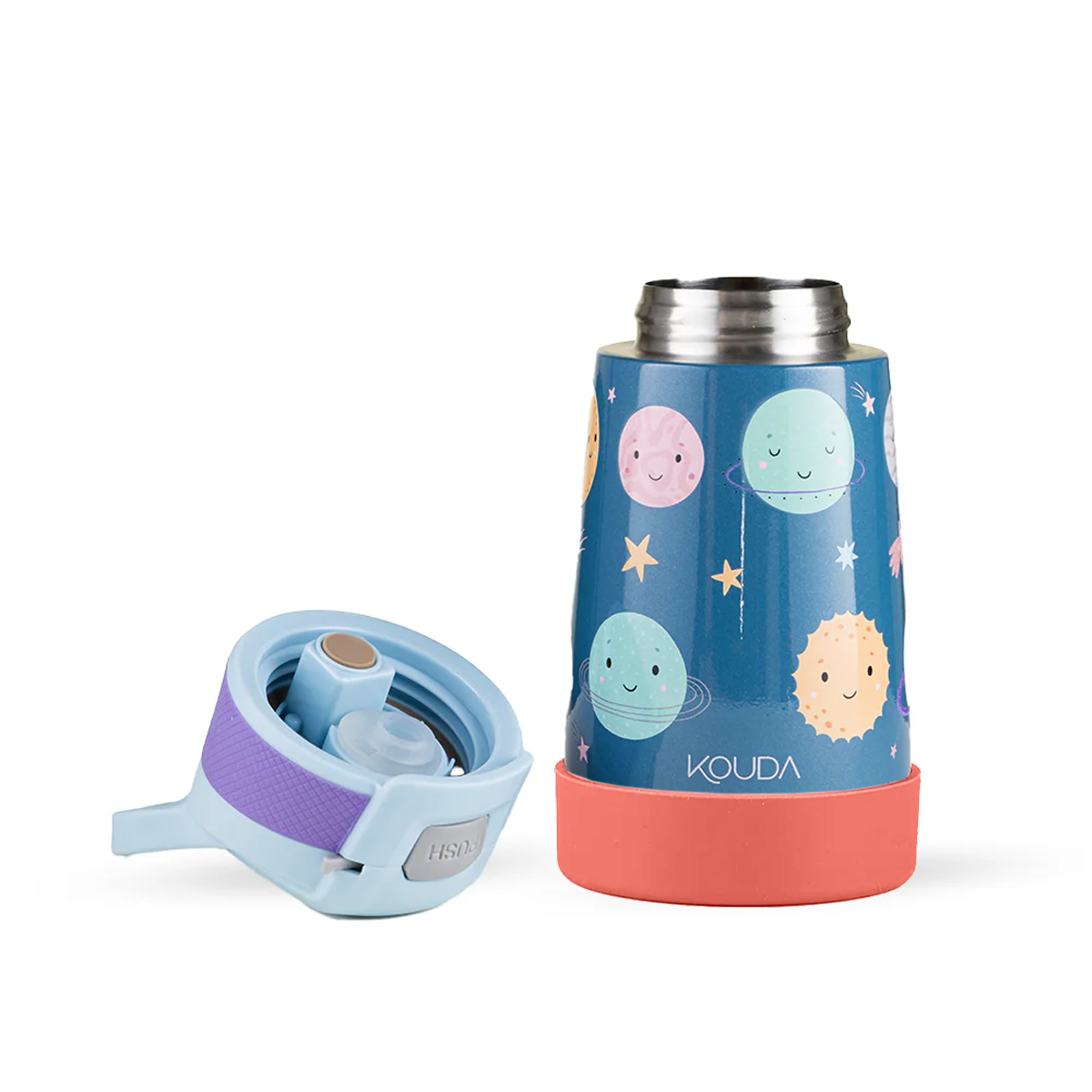 Garrafa Térmica Kouda Oka Kids – 350ml - Planetas