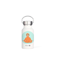 Garrafa Térmica Kouda Sloth Yoga Martial - 350ml - Branco