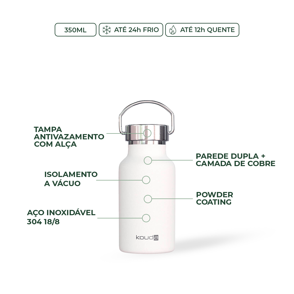 Garrafa Térmica Kouda Martial - 350ml