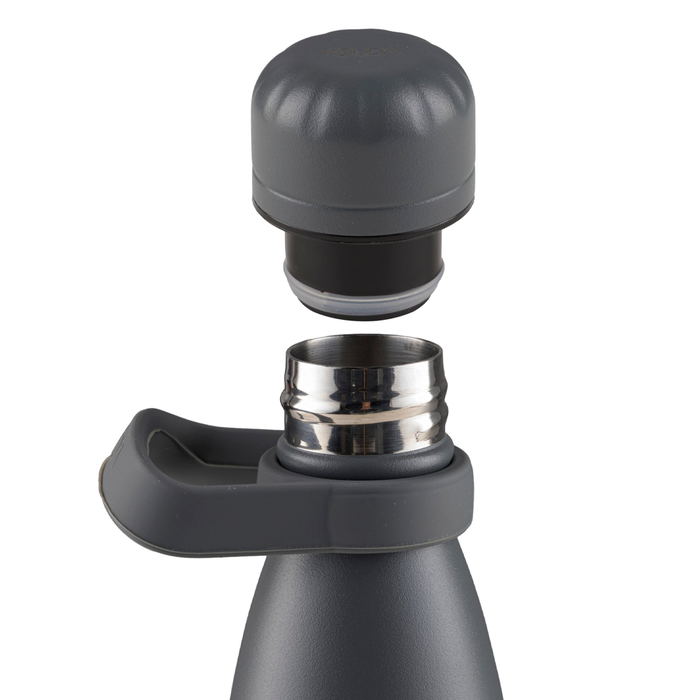 Garrafa Térmica Kouda Grey - 500ml - Cinza