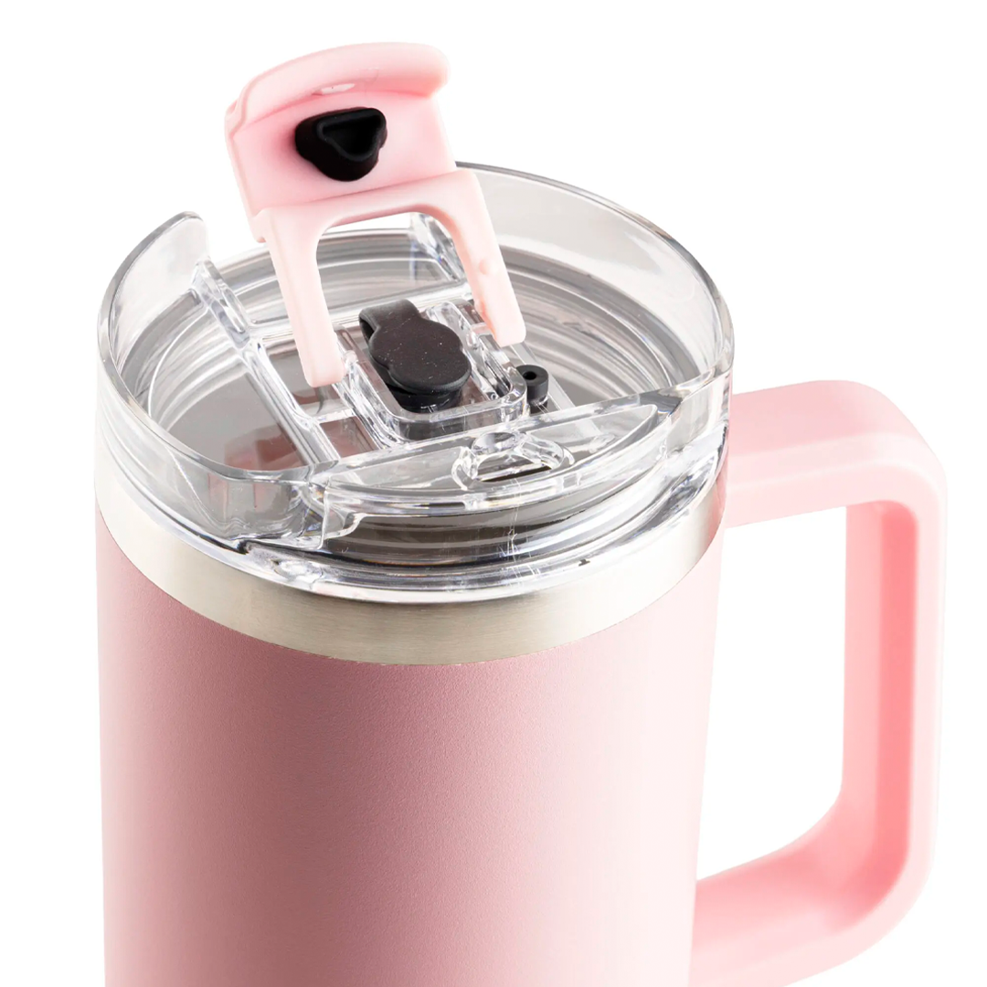 Caneca Térmica Kouda Vik - 1200ml - Rosa Claro