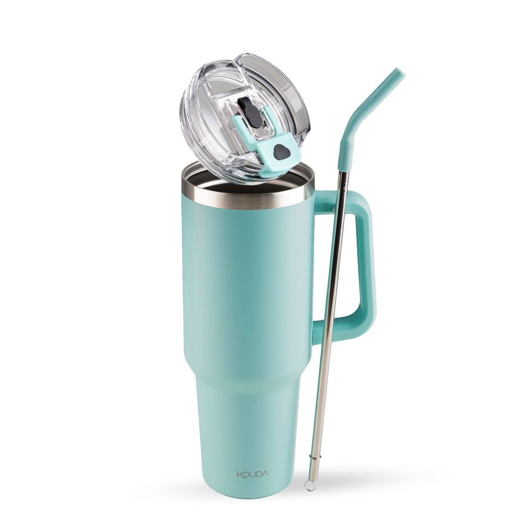 Caneca Térmica Kouda Vik - 1200ml - Verde Agua