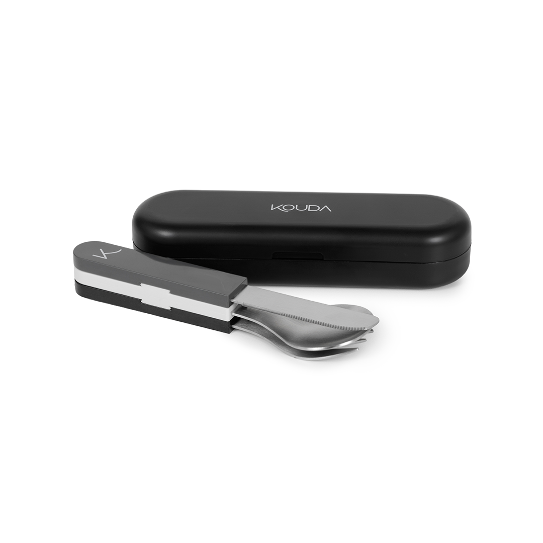 Conjunto de Talheres Bento Trio - Preto