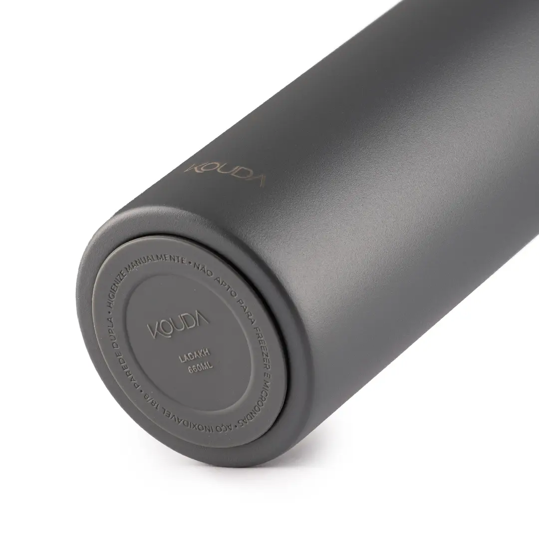 Garrafa Térmica Kouda Ladakh - 660ml - Cinza