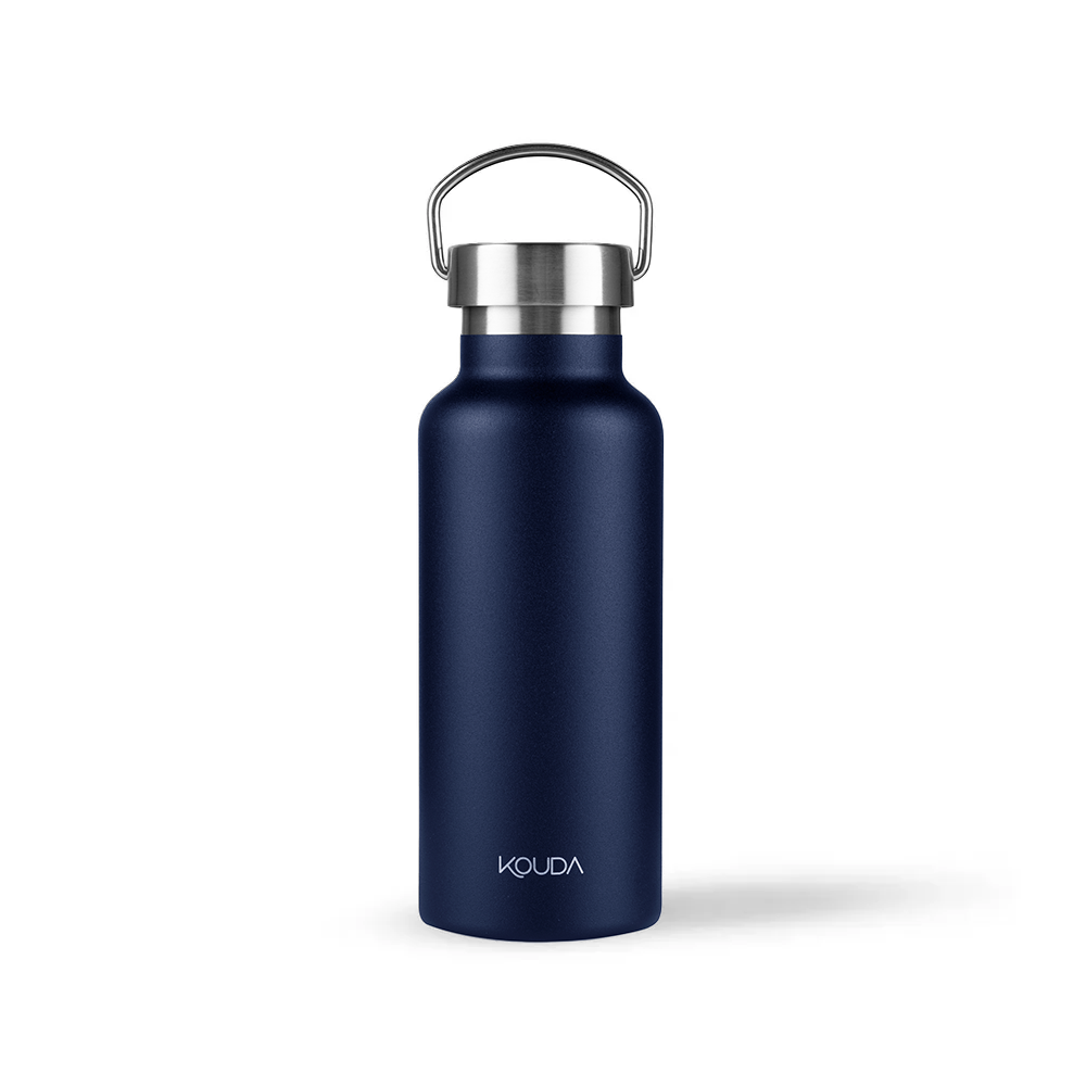 Garrafa Térmica Kouda Martial - 500ml - Azul-marinho