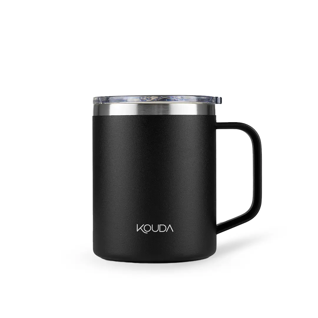 Caneca Térmica Kouda Helga - 370ml - Preto
