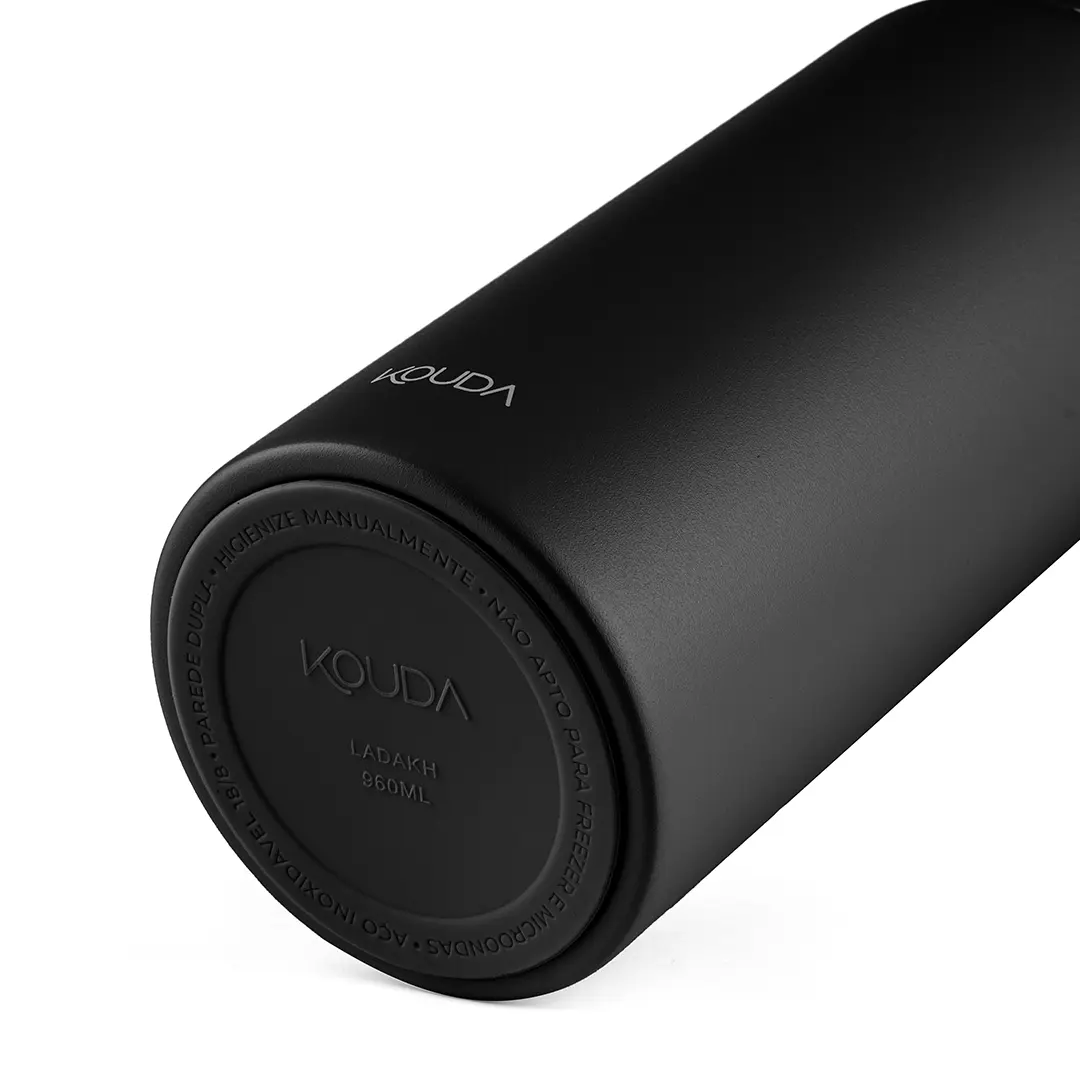 Garrafa Térmica Kouda Ladakh - 960ml - Preto