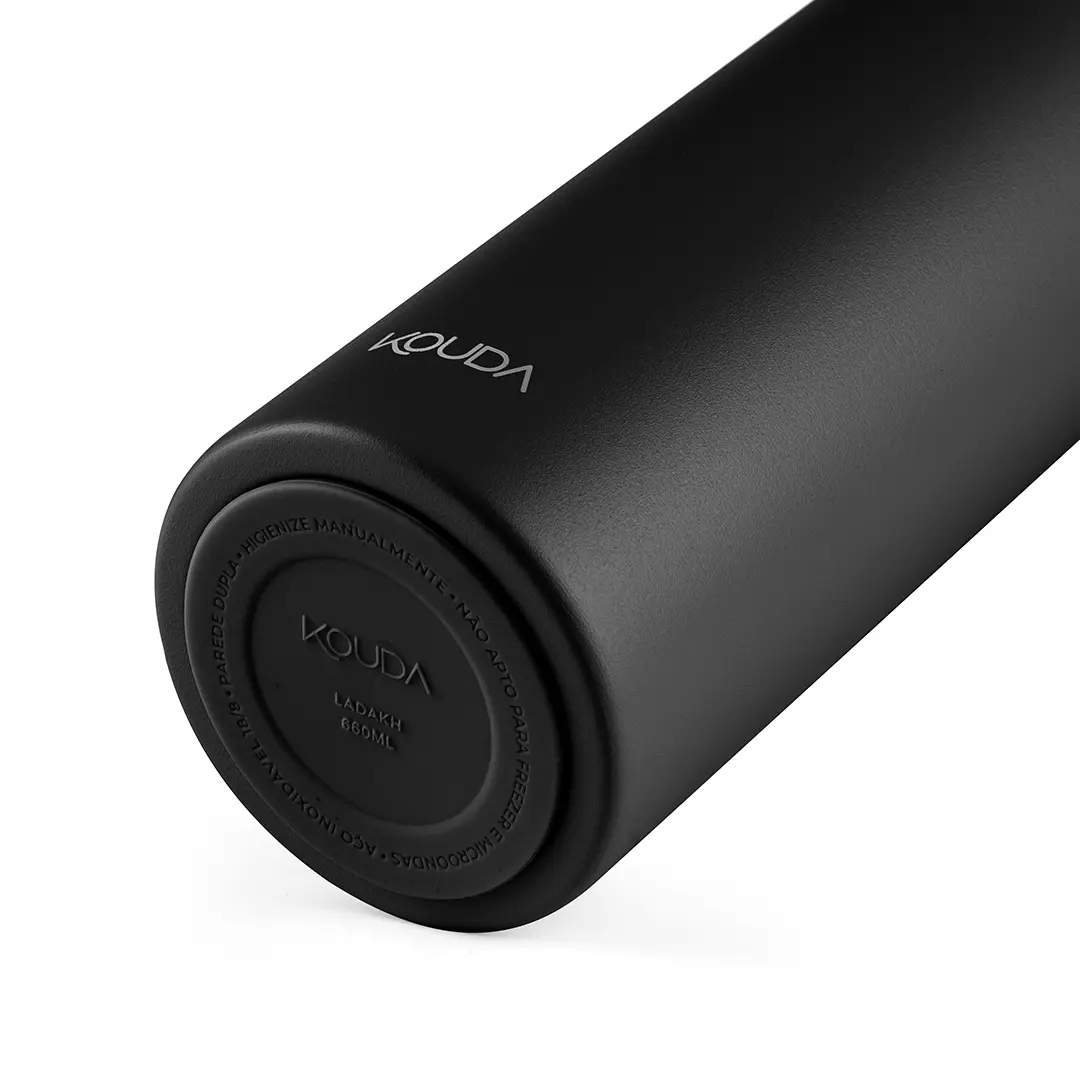 Garrafa Térmica Kouda Ladakh - 660ml - Preto
