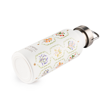 Garrafa Térmica Kouda Martial - 500ml - Jardim - Branco