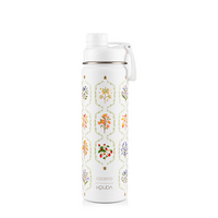 Garrafa Térmica Kouda Ladakh - 660ml - Jardim - Branco - Cicero
