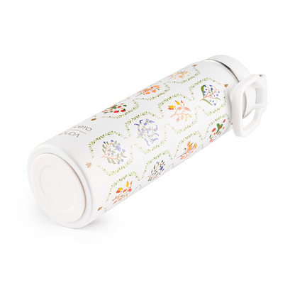 Garrafa Térmica Kouda Ladakh - 660ml - Jardim - Branco