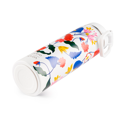 Garrafa Térmica Kouda Ladakh - 660ml - Doce Florada - Branco
