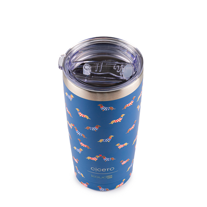 Copo Térmico Kouda Don - 500ml - Praia - Azul