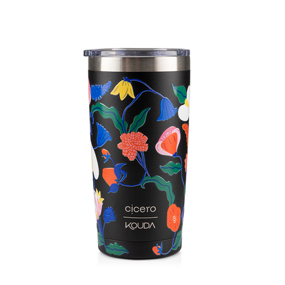 Copo Térmico Kouda Don - 500ml - Doce Florada - Preto - Cicero