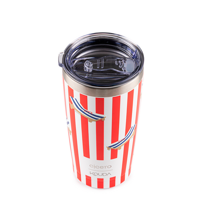 Copo Térmico Kouda Don - 500ml - Praia - Branco