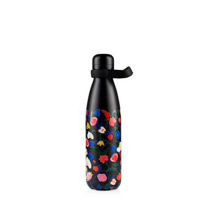Garrafa Térmica Kouda Grey - 500ml - Doce Florada - Preto - Cicero