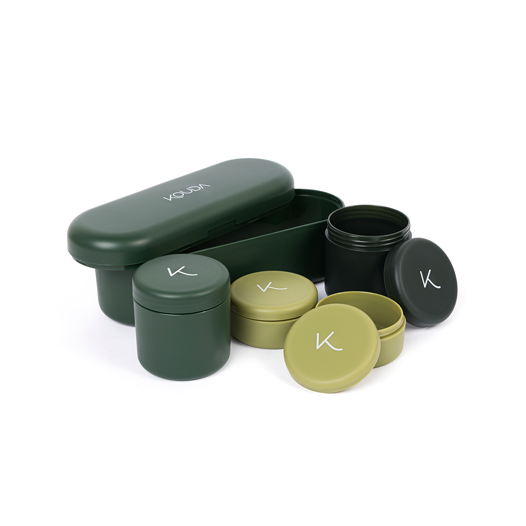 Conjunto de Porta Snacks Bento Petit - Verde