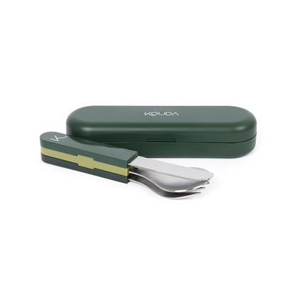 Conjunto de Talheres Bento Trio - Verde