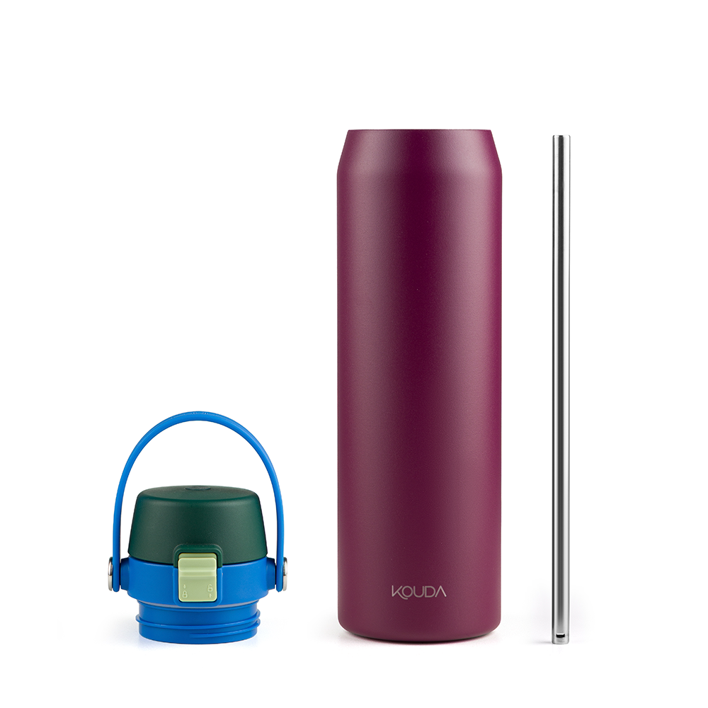 Garrafa Térmica Kouda Vega - 700ml - Bordô