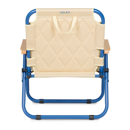 Cadeira de Camping Kouda Osla - Off White E Azul
