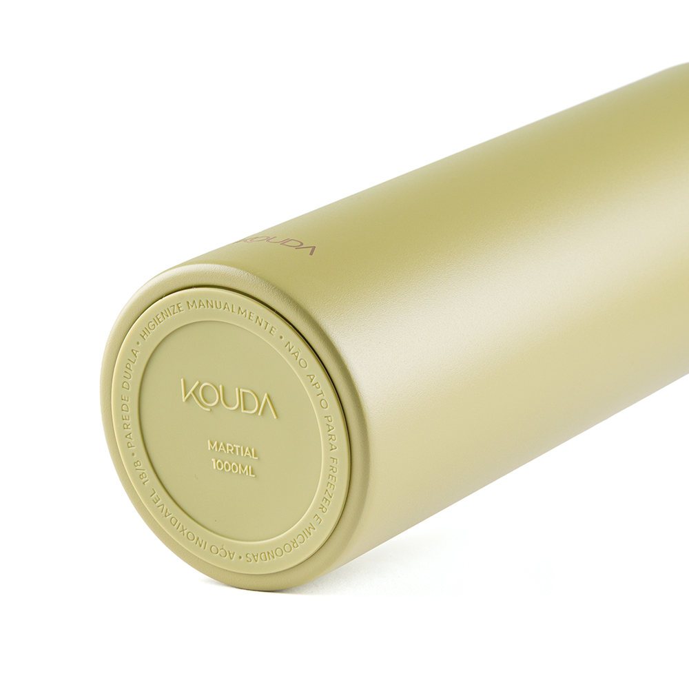 Garrafa Térmica Kouda Martial - 1000ml - Oliva