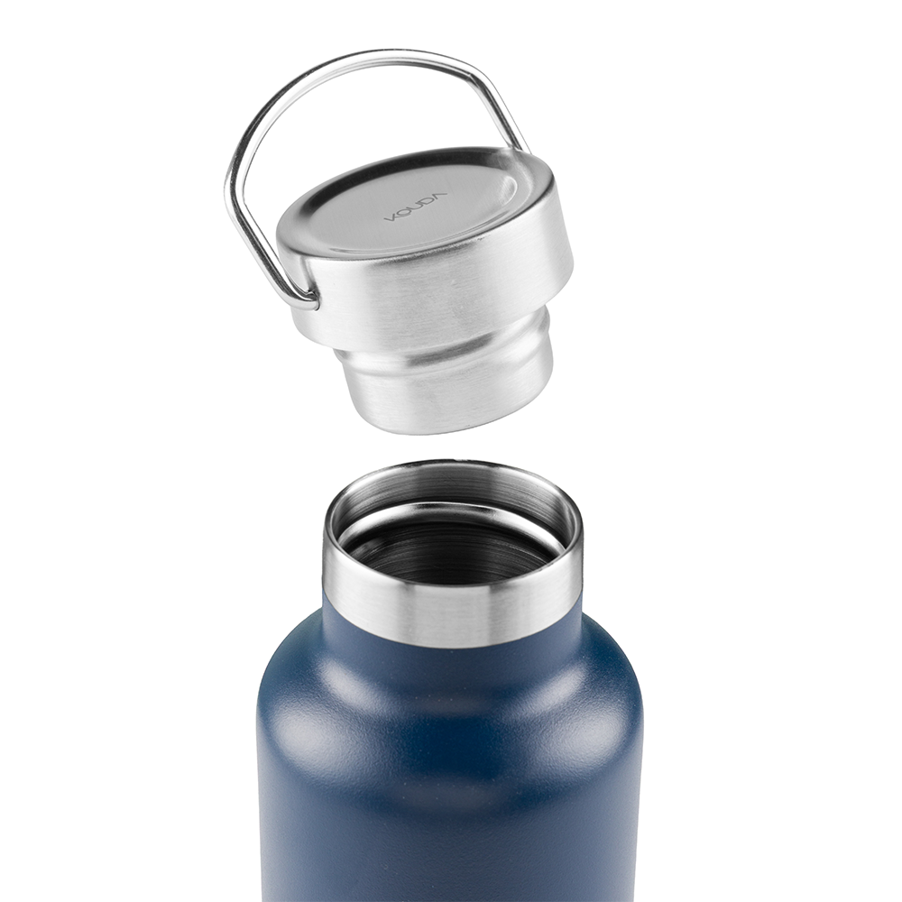 Garrafa Térmica Kouda Martial - 500ml - Azul-marinho
