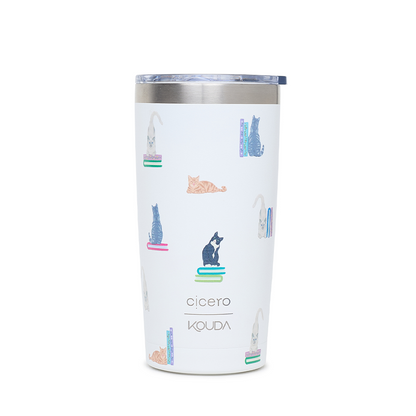 Copo Térmico Kouda Don - 500ml - Livraria - Branco - Cicero