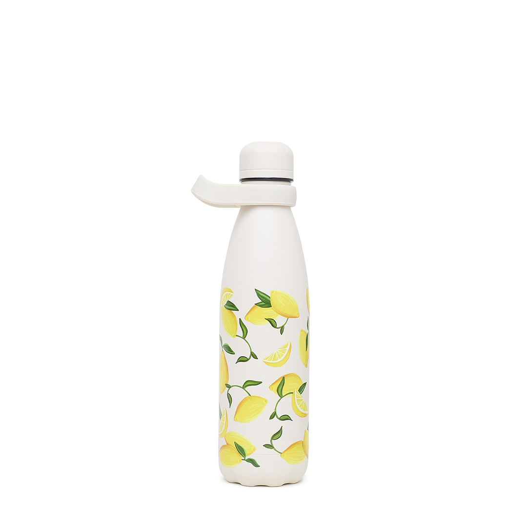 Garrafa Térmica Kouda Grey - 500ml - Limão Siciliano - Off White - Cicero