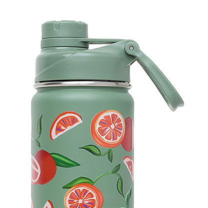 Garrafa Térmica Kouda Ladakh - 660ml - Pomelo - Verde Sálvia - Cicero