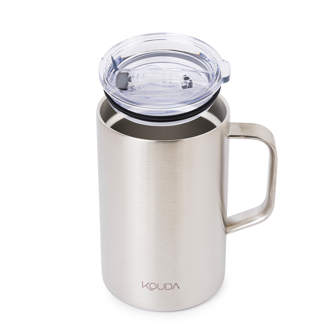 Caneca Térmica Kouda Helga - 500ml - Prata