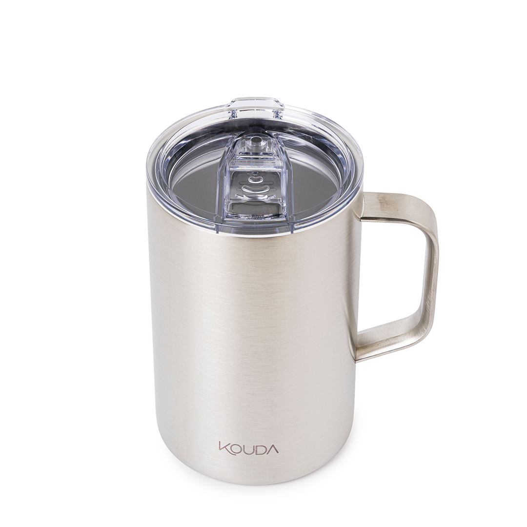 Caneca Térmica Kouda Helga - 500ml - Prata