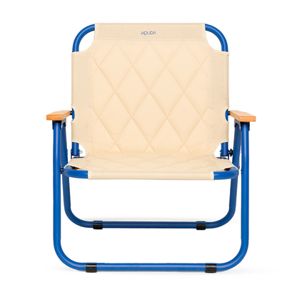 Cadeira de Camping Kouda Osla - Off White E Azul