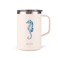 Caneca Kouda Helga 500ml - Cavalo Marinho - Clara Calmon - Off White