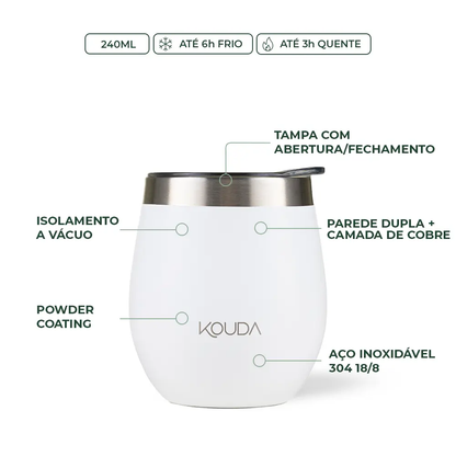 Copo Térmico Kouda Ivo - 240ml