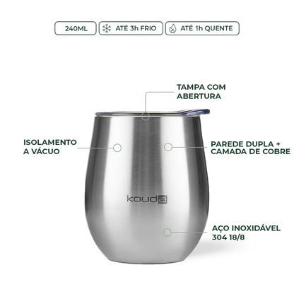 Copo Térmico Kouda Ivo - 240ml