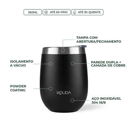 Copo Térmico Kouda Ivo - 360ml