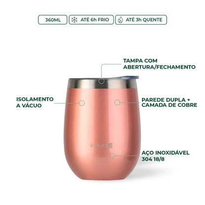 Copo Térmico Kouda Ivo - 360ml