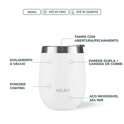 Copo Térmico Kouda Ivo - 360ml