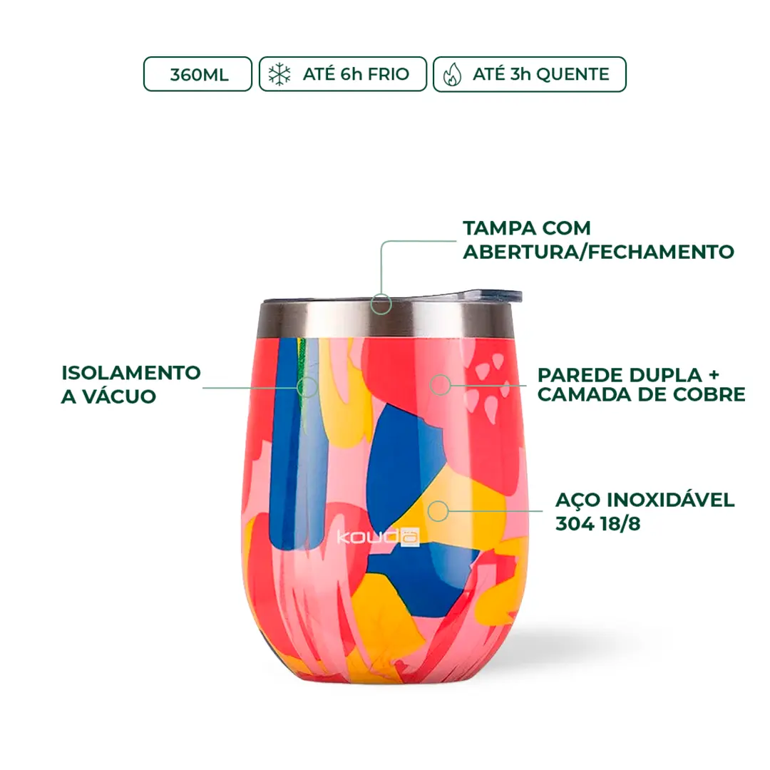 Copo Térmico Kouda Ivo - 360ml