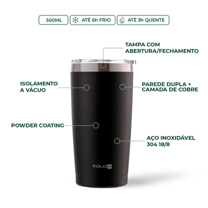 Copo Térmico Kouda Don - 500ml